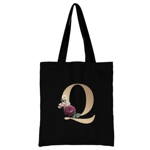 Alphabet Tote Bag