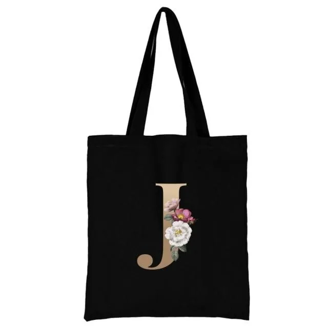 Alphabet Tote Bag