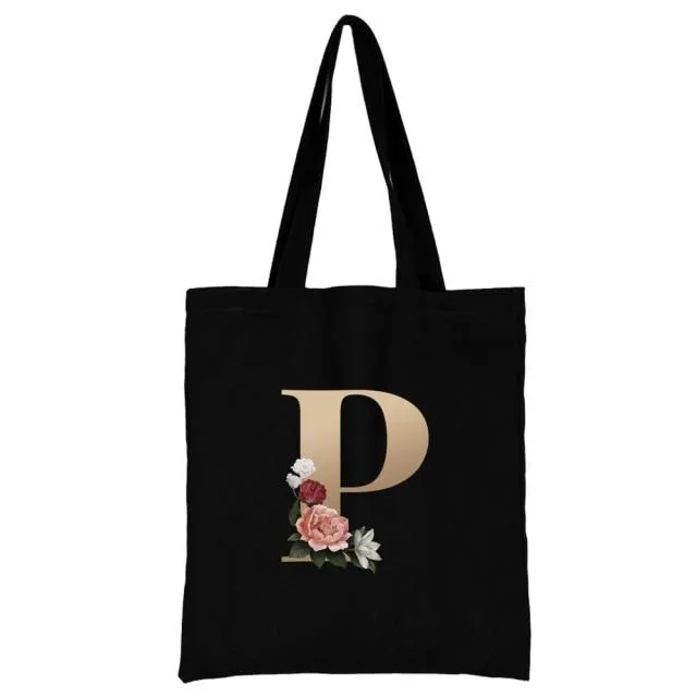 Alphabet Tote Bag