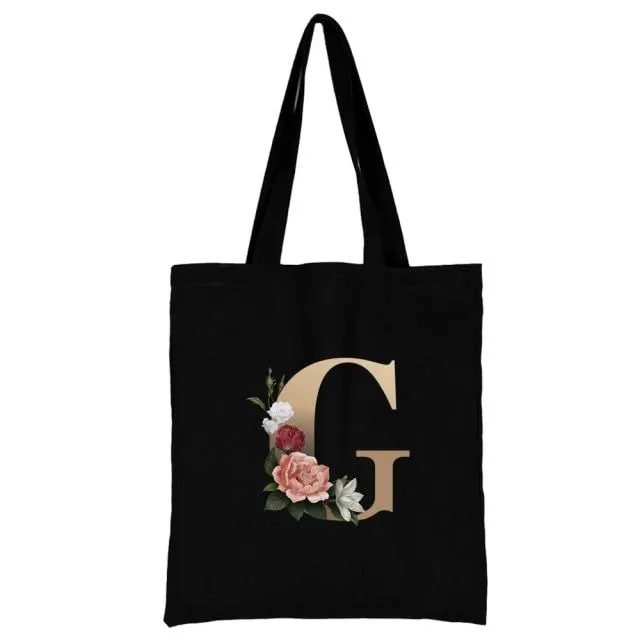 Alphabet Tote Bag