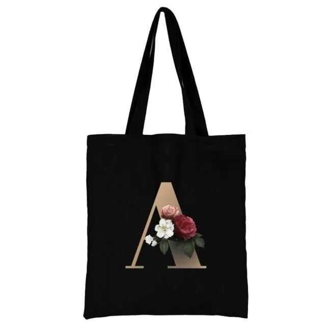 Alphabet Tote Bag