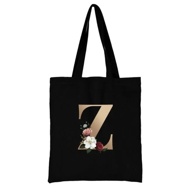 Alphabet Tote Bag
