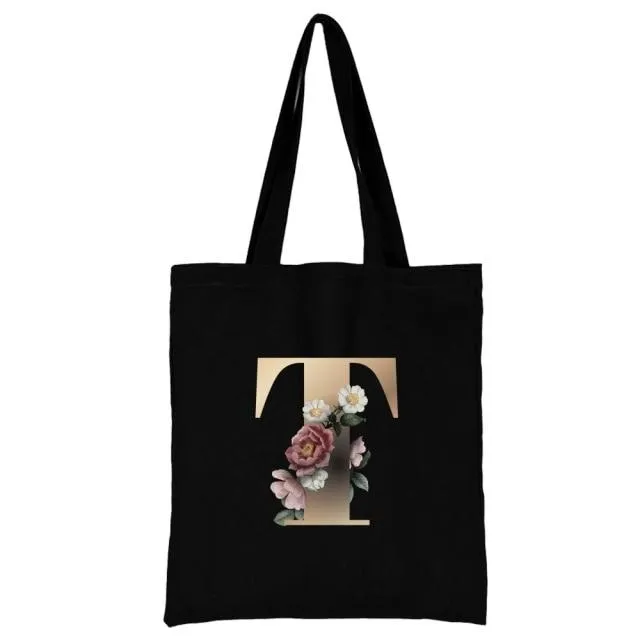 Alphabet Tote Bag