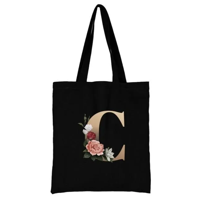 Alphabet Tote Bag