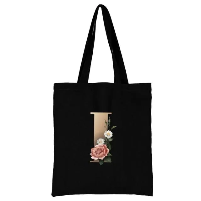 Alphabet Tote Bag