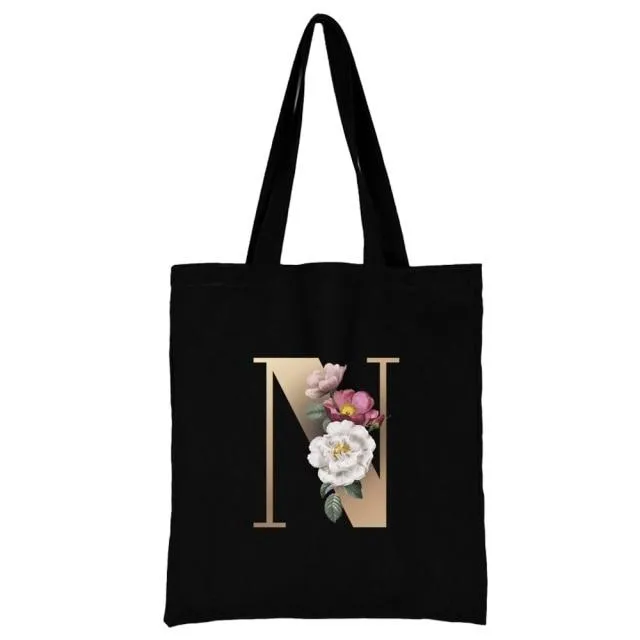 Alphabet Tote Bag