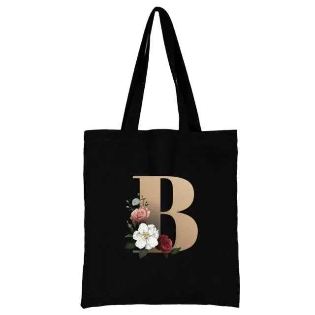 Alphabet Tote Bag