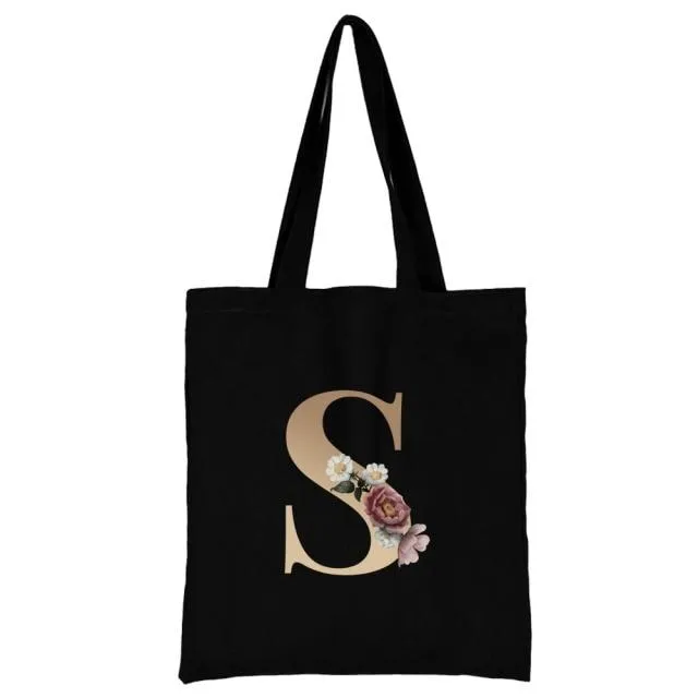 Alphabet Tote Bag