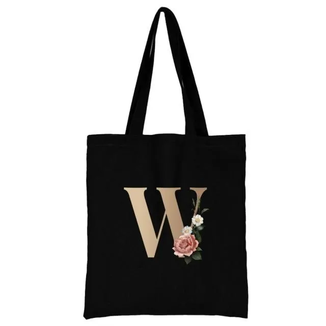 Alphabet Tote Bag