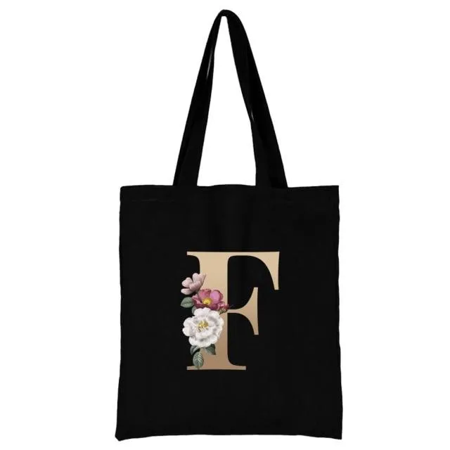 Alphabet Tote Bag