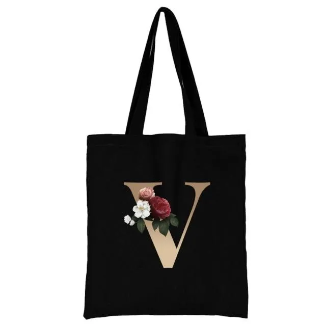 Alphabet Tote Bag