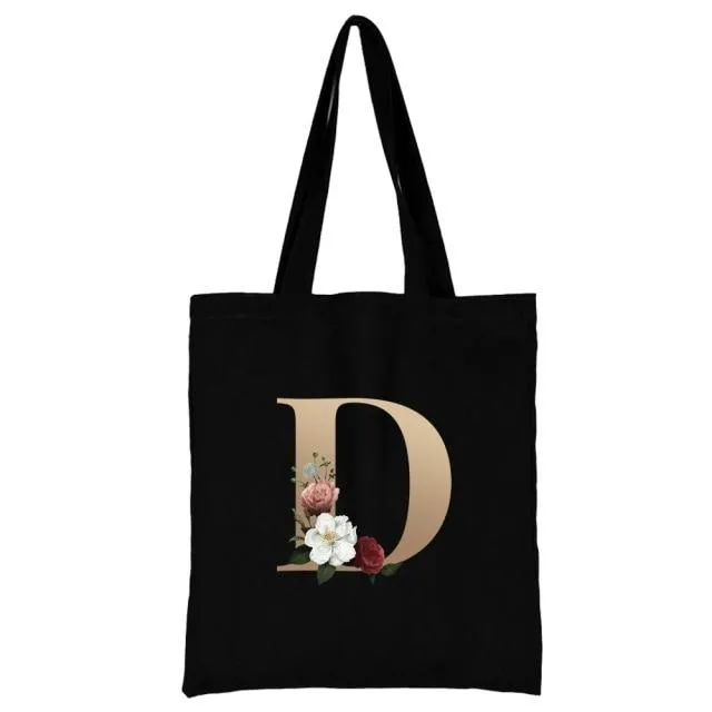 Alphabet Tote Bag