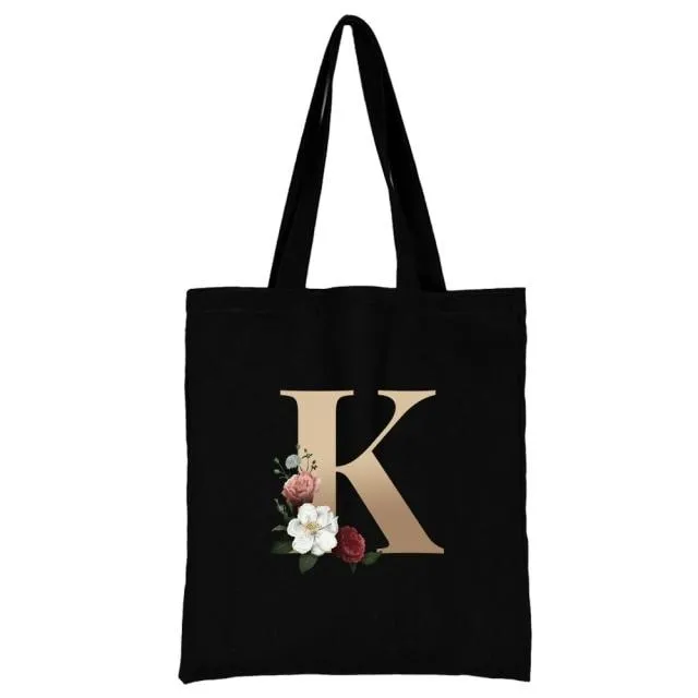 Alphabet Tote Bag