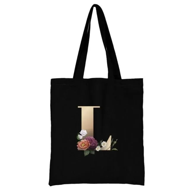 Alphabet Tote Bag