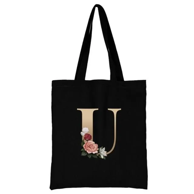 Alphabet Tote Bag