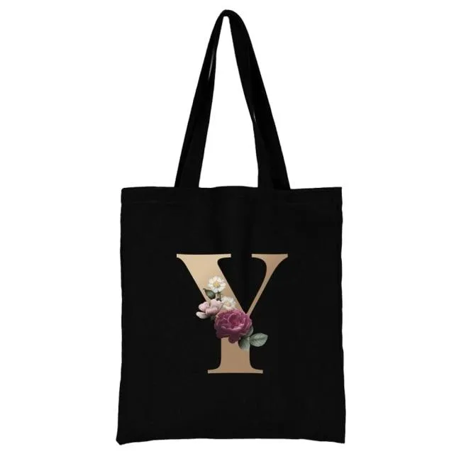 Alphabet Tote Bag