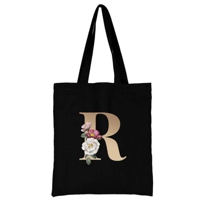 Alphabet Tote Bag