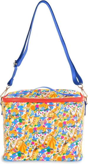 ban.do Super Chill Cooler Bag, Insulated Bag with Shoulder Straps, Zipper & Pocket, Soft Sided Cooler, Cute Portable Cooler for Picnics or Beach Days, Fairgrounds
