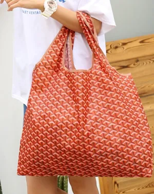 Big Foldable Shopping Tote - 5 Colors