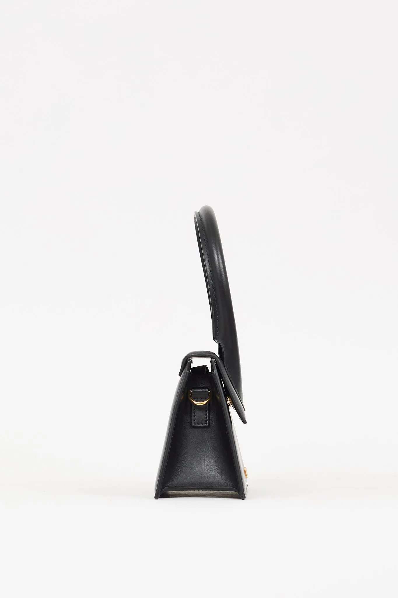 Black Leather Medium Le Chiquito Bag
