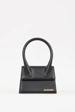 Black Leather Medium Le Chiquito Bag