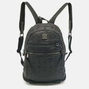 Black Visetos Nylon Stark Backpack