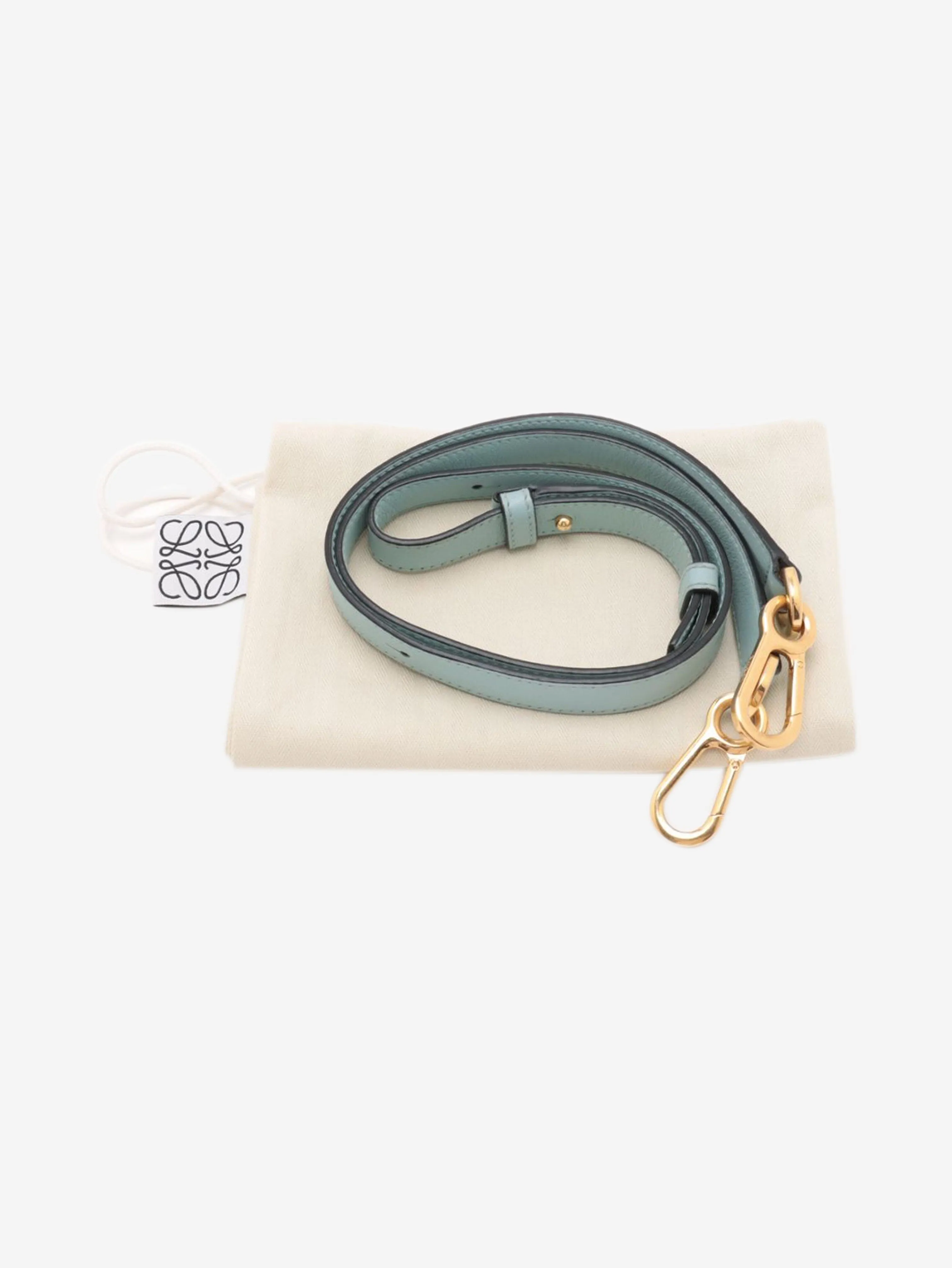 Blue small tricolour Puzzle bag