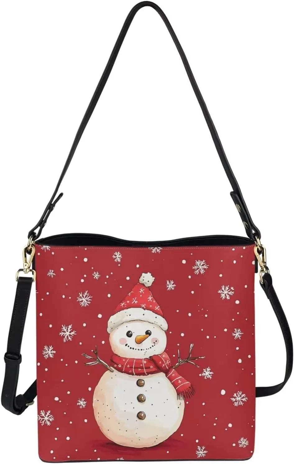 Bucket Bag for Women Fashion Leather Handbag for Women Shoulder Bag for Travel Tote Purse for Women