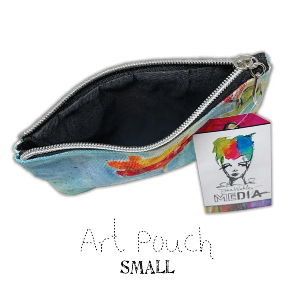 Dina Wakley MEdia - Art Pouch with Zipper  - Small 4x7