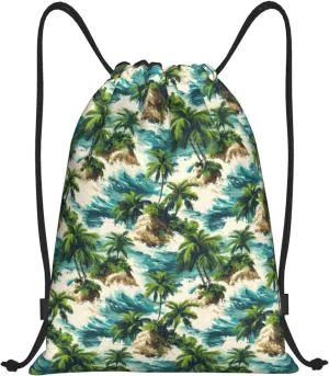 Drawstring Backpack - Hawaii Small Island Print Small Drawstring Gym Bag for Women Men, Sports Cinch String Bag Backpack for Travel Swimming Beach Drawstring Backpack - Hawaii Small Island Print Small Drawstring Gym Bag for Women Men, Sports Cinch String Bag Backpack for Travel Swimming Beach