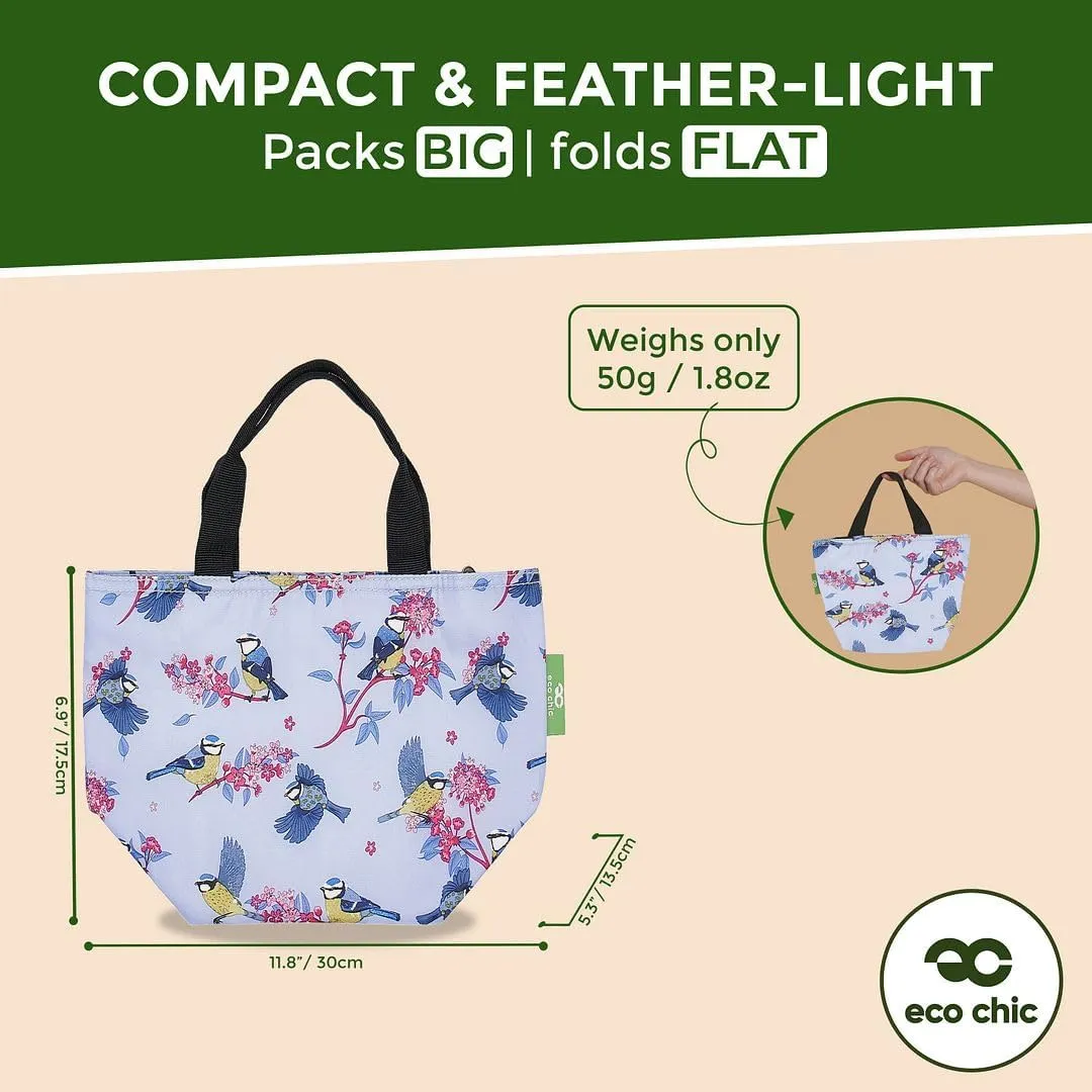 ECO CHIC Insulated Lunch Bag - Waterproof, Reusable Office Lunch Tote Bag for Women & Men - Durable Cooler in Cute Colorful Designs - Ideal for daily lunching