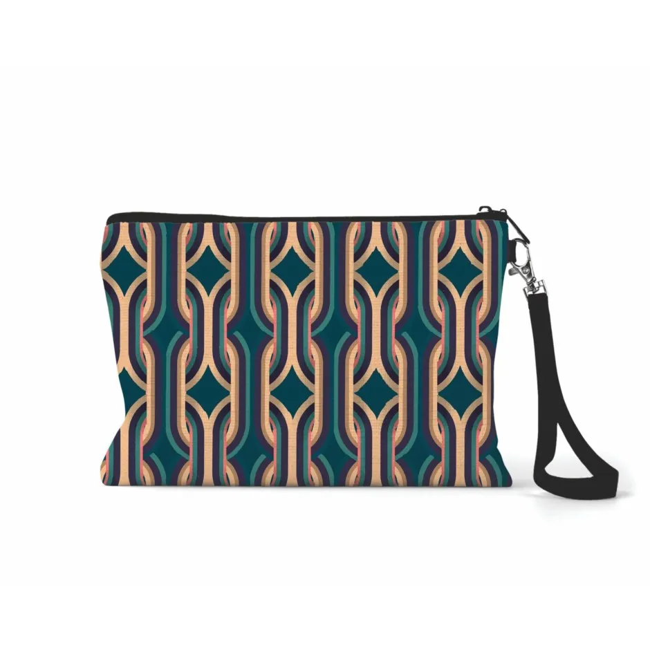 Harmony Zippered Linen Pouch