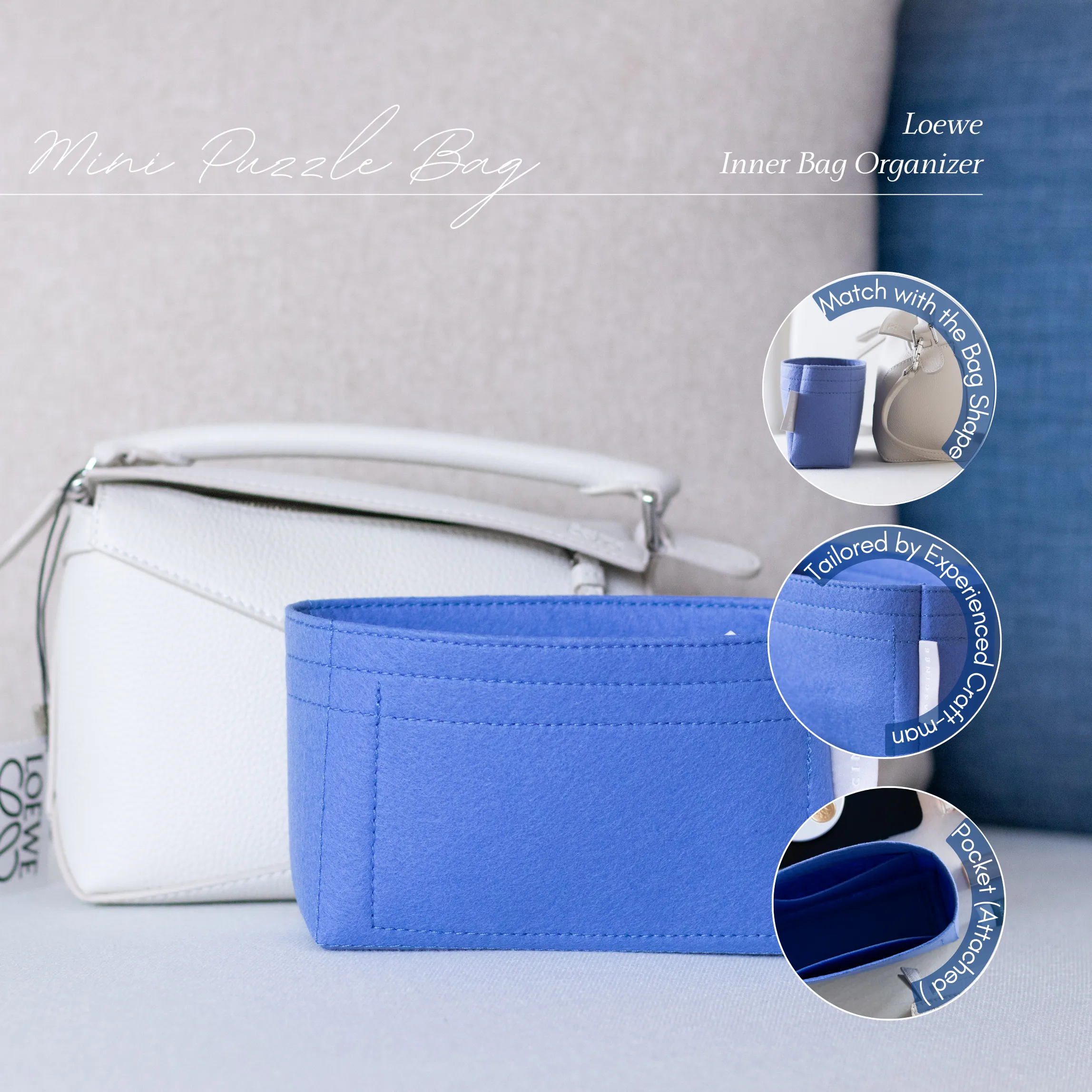 Inner Bag Organizer - Loewe Puzzle (Classic / Edge) | 3 sizes