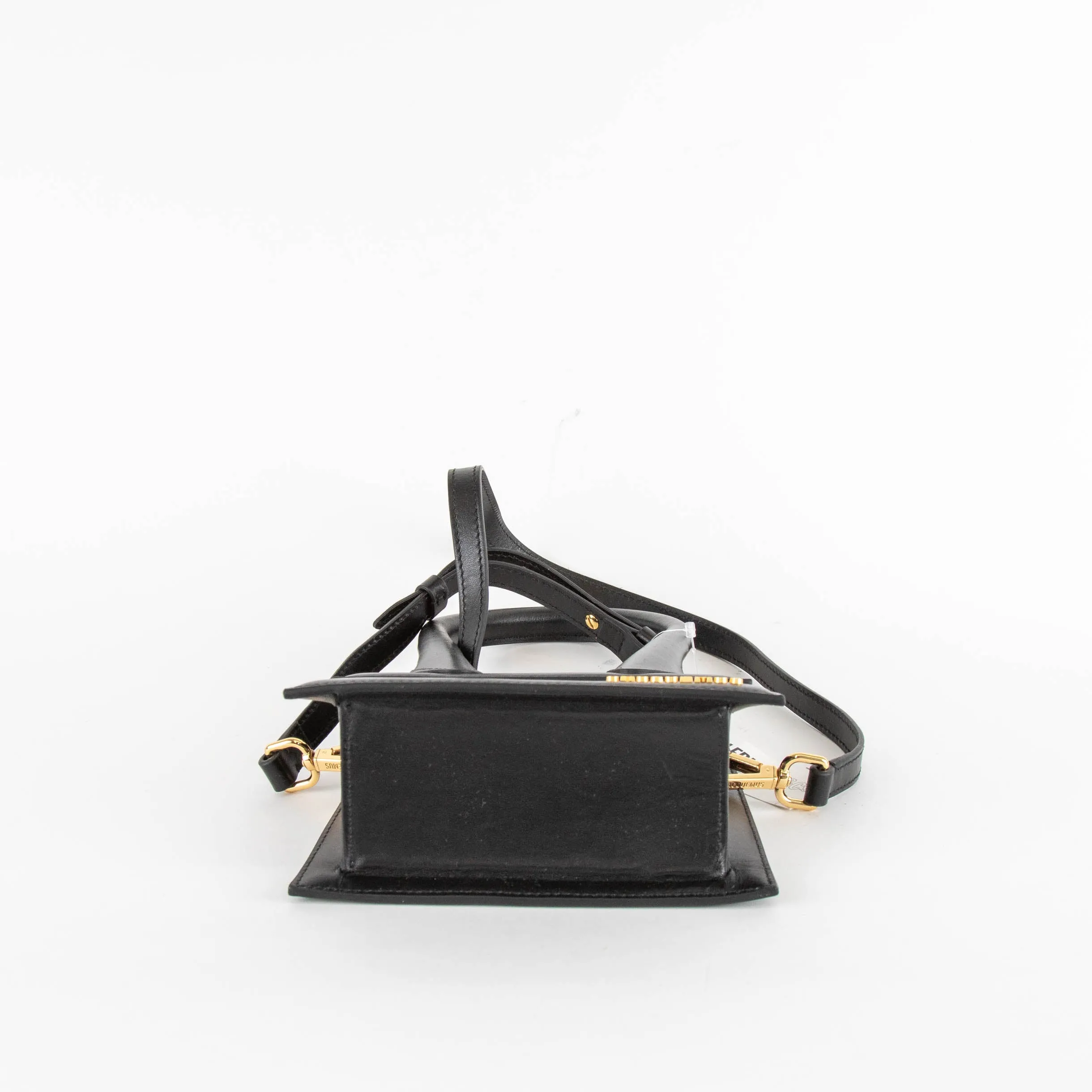 Jacquemus Black Le Chiquito Leather Top Handle Bag