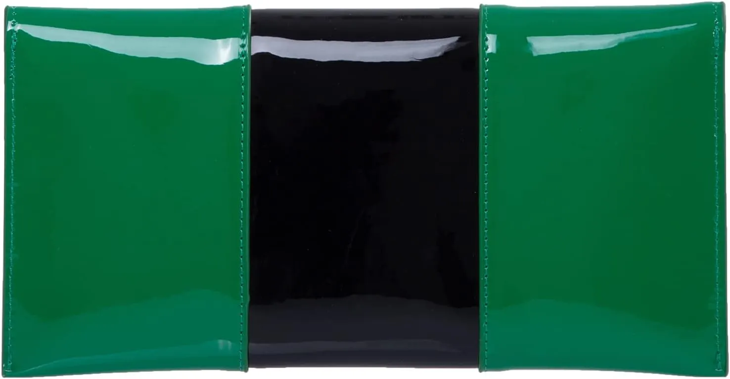 JNB Faux Patent Leather Envelope Candy Clutch