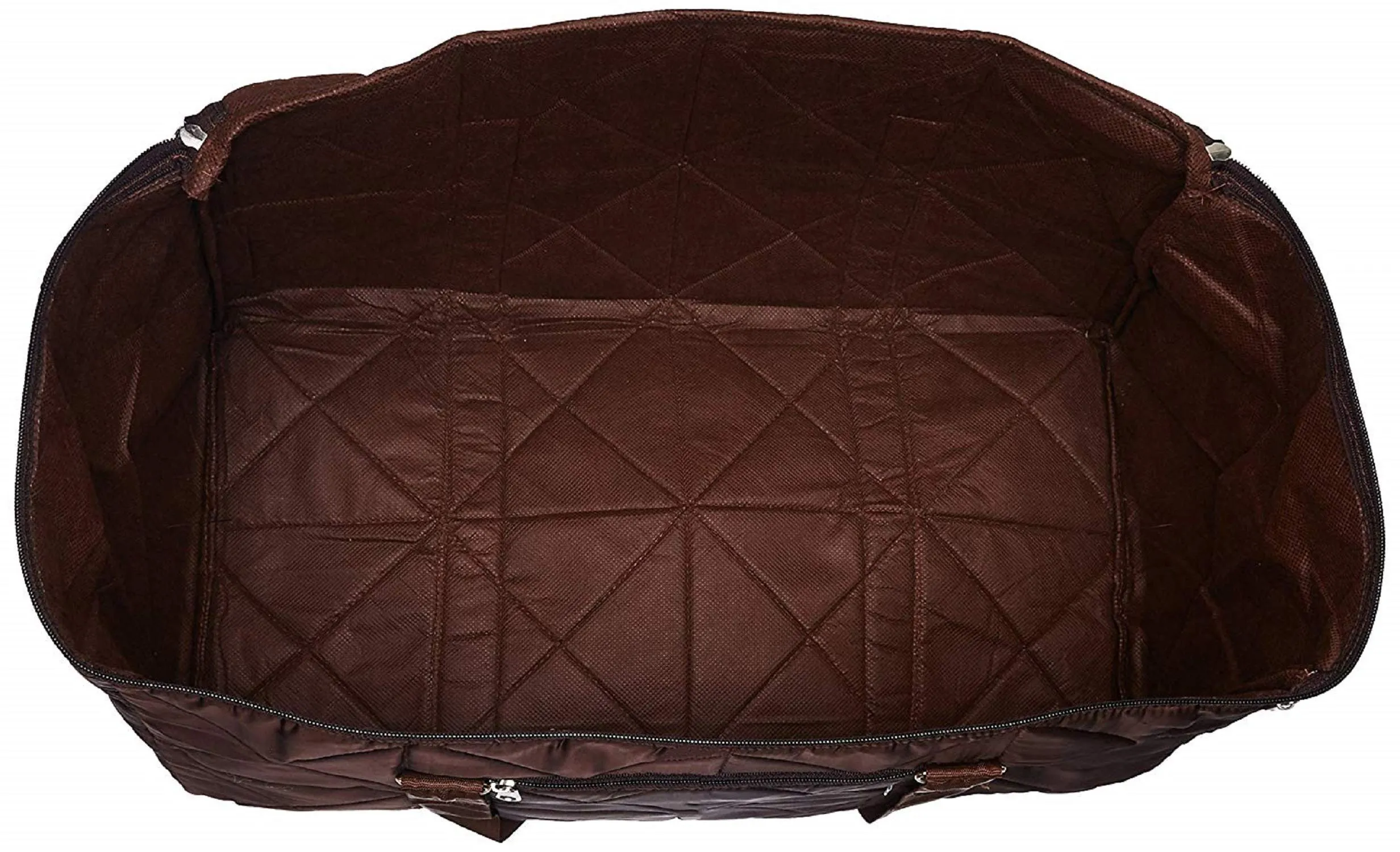 Kuber Industries Parachute Travel Duffle Bag (Brown),CTKTLUG1012