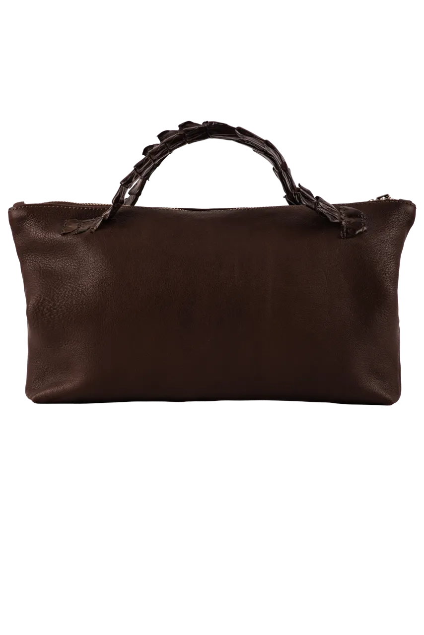 Kulu African Handbags Nile Crocodile Clutch