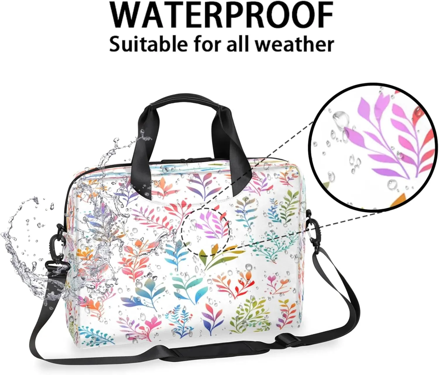 Laptop Carrying Case, Laptop and Tablet, Sleek Design, Water-Repellent Fabric, Business Casual, Casual Toploader