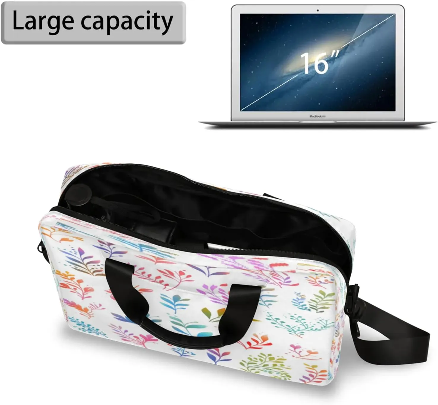 Laptop Carrying Case, Laptop and Tablet, Sleek Design, Water-Repellent Fabric, Business Casual, Casual Toploader
