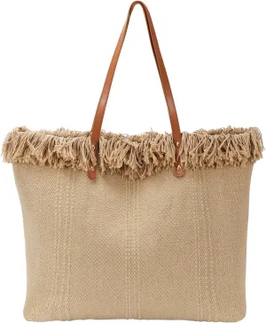 Large Capacity Crochet Knitted Summer Tote, Woven Beach Shoulder Bag, Bohemian Hollow Purses for Shopping Vacation