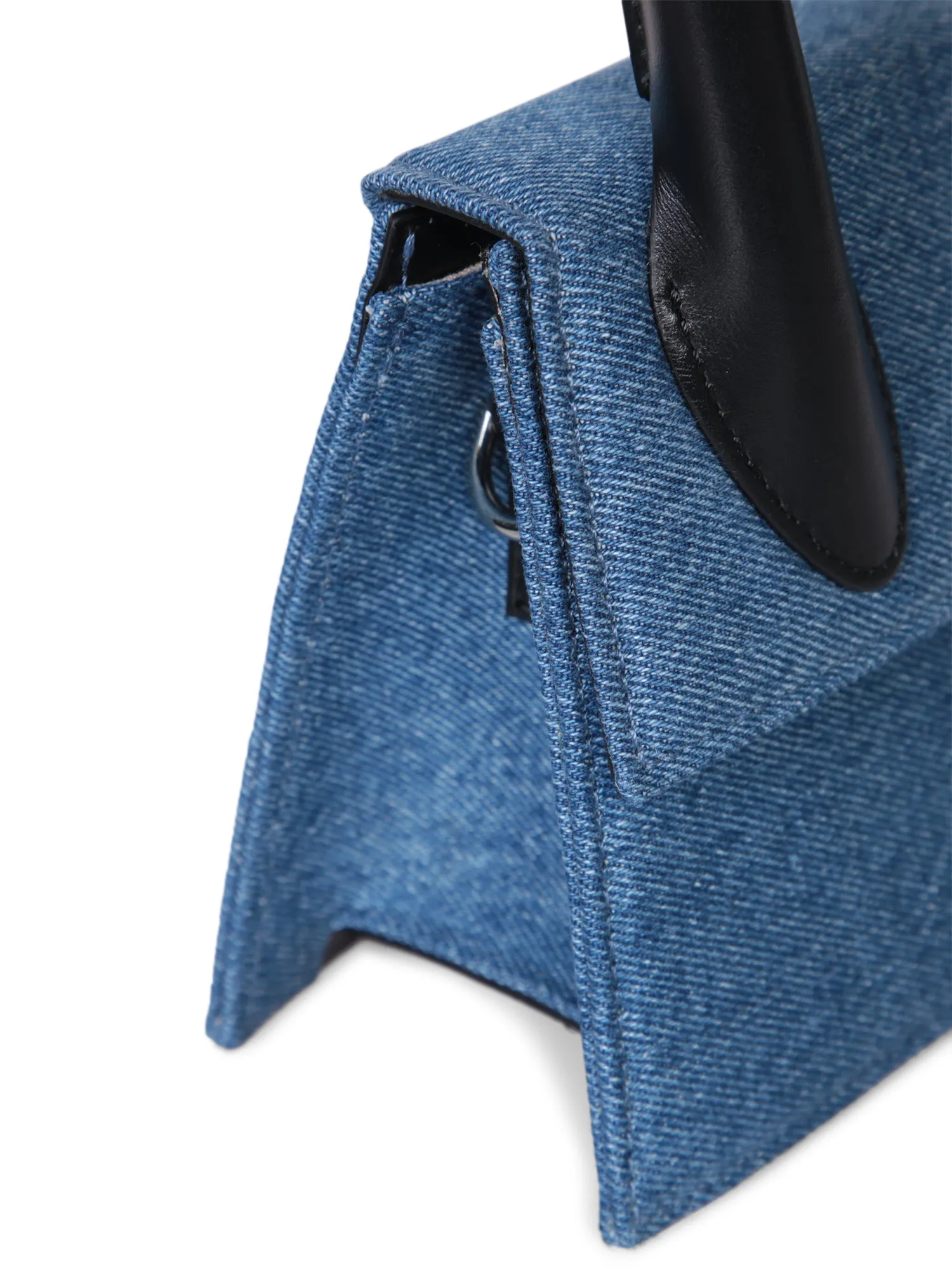 Le Chiquito Moyen denim blue bag