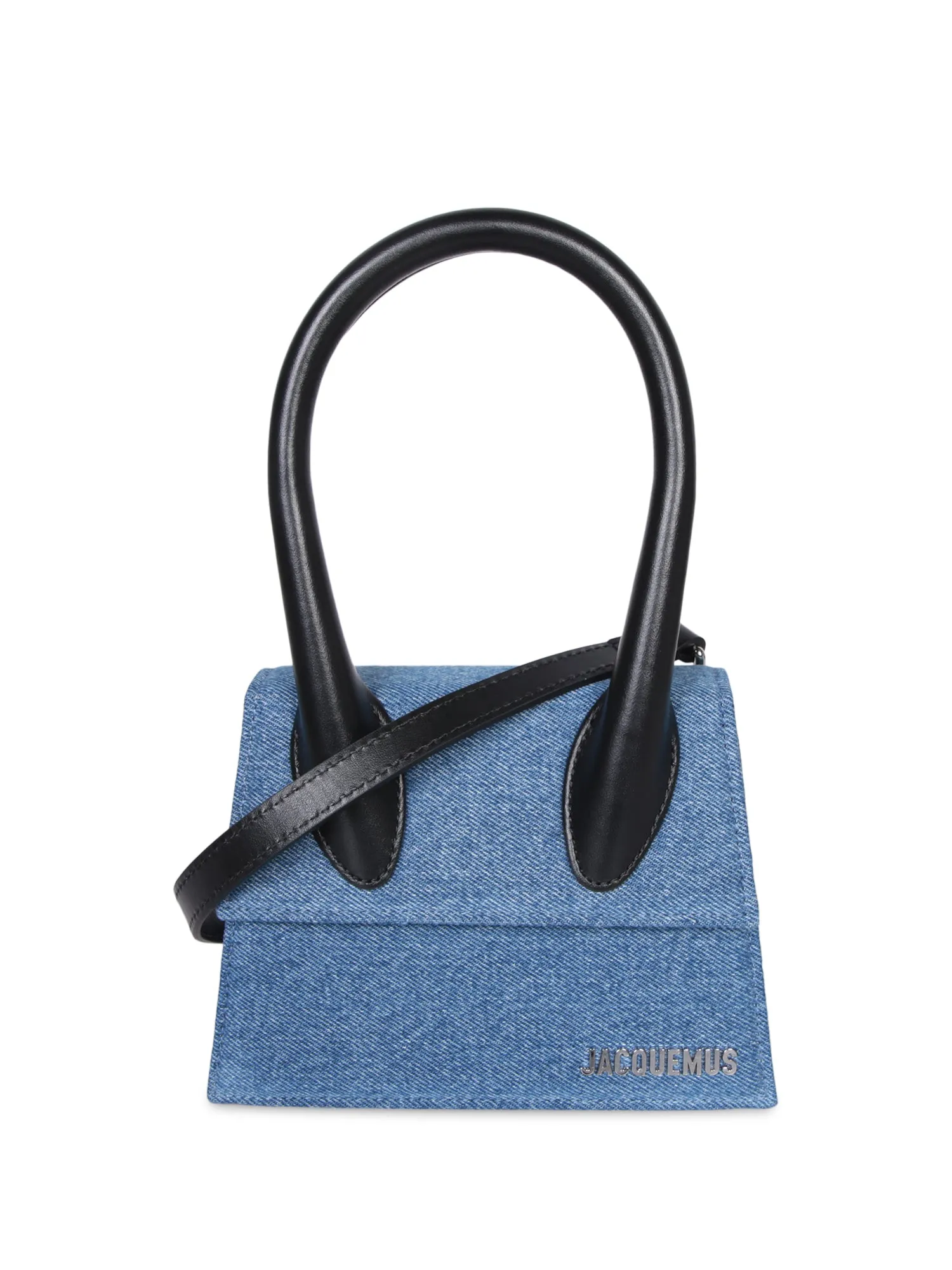 Le Chiquito Moyen denim blue bag