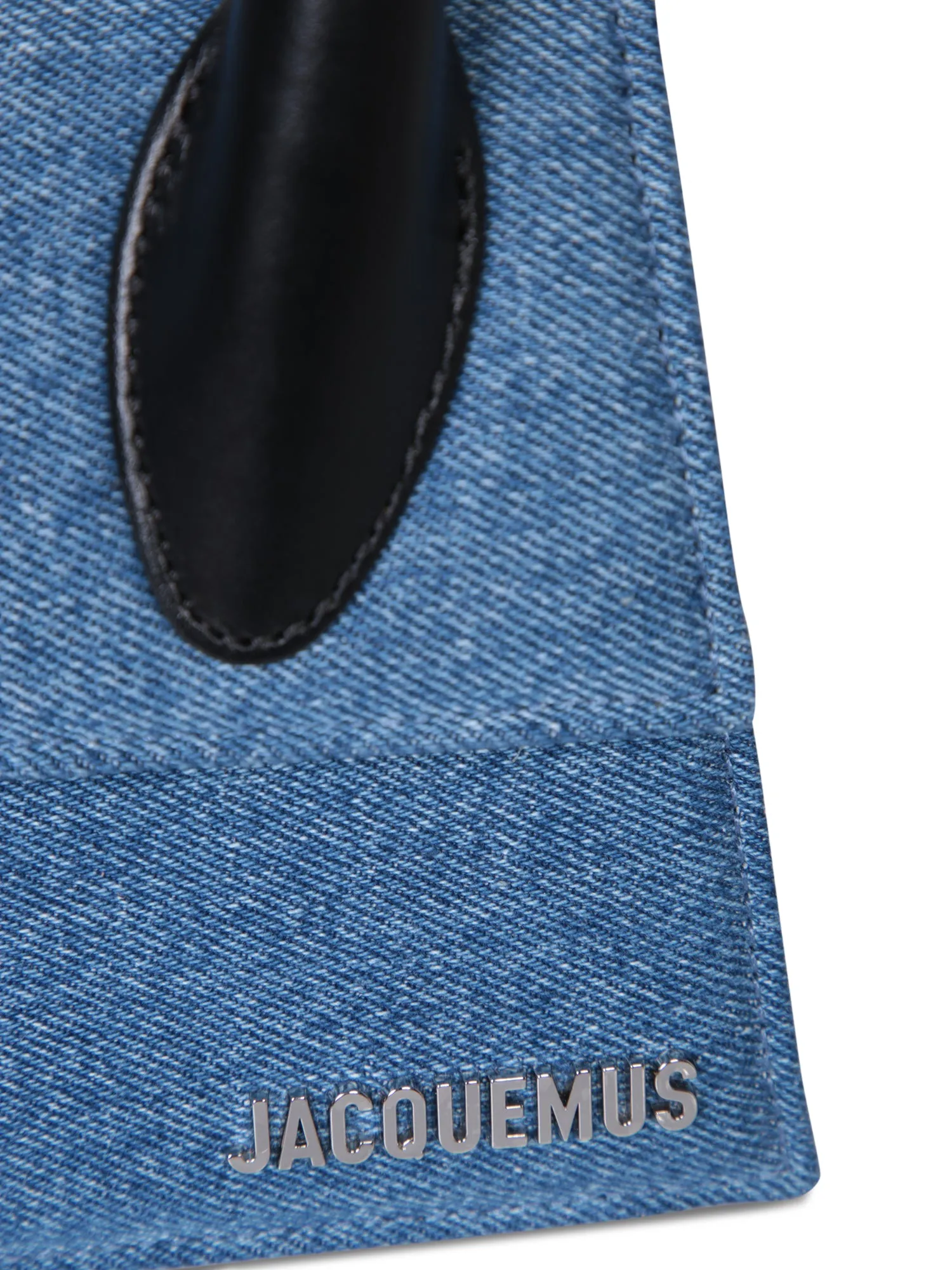 Le Chiquito Moyen denim blue bag