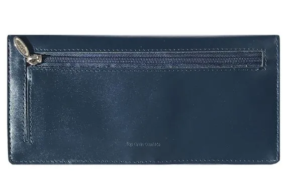 Leather Slimvelope Navy