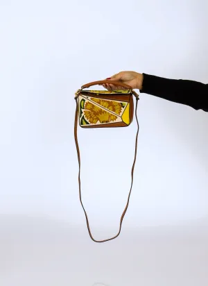 Loewe Embroidered Floral Mini Puzzle Bag