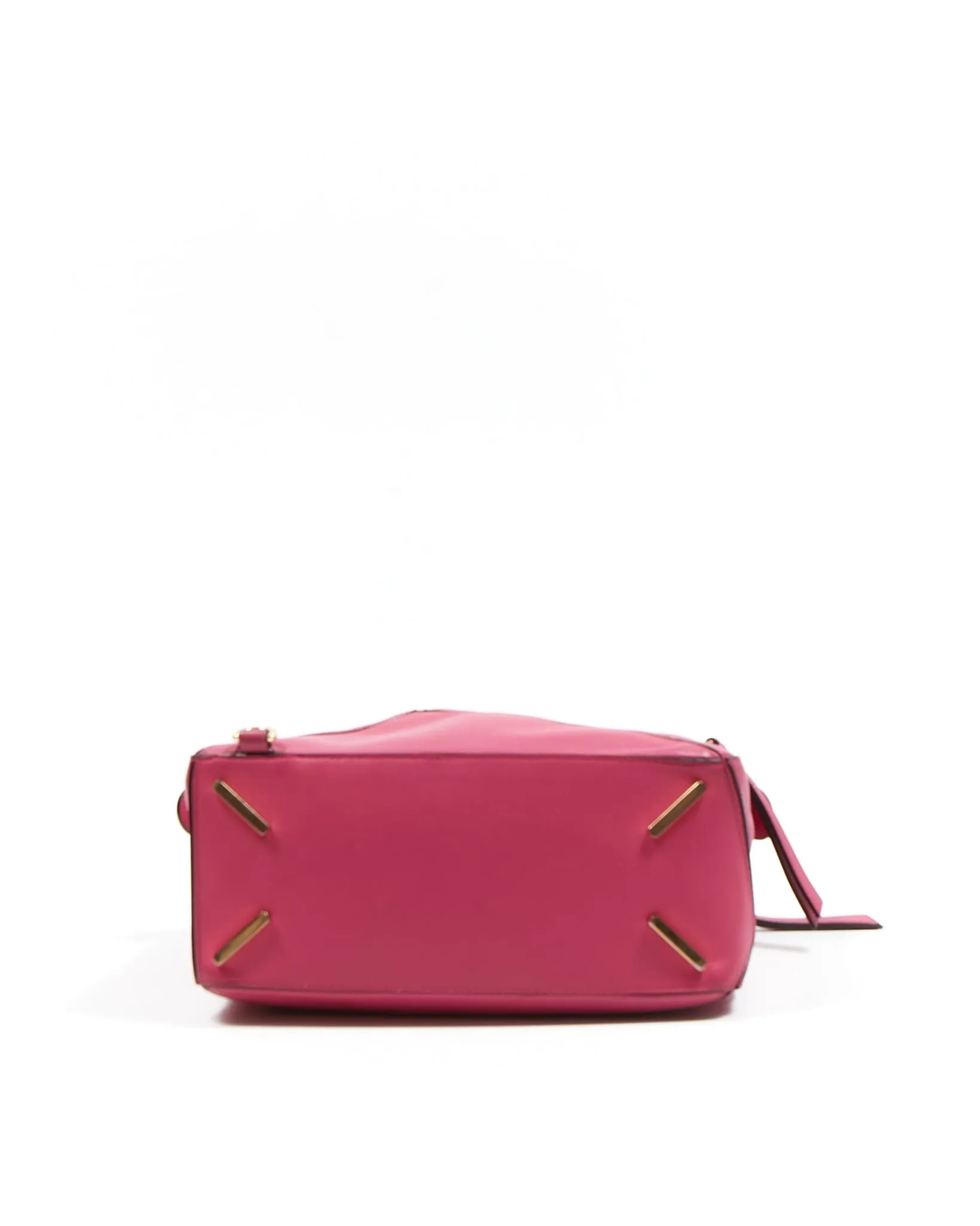 Loewe Fuchsia Leather Medium Puzzle Bag