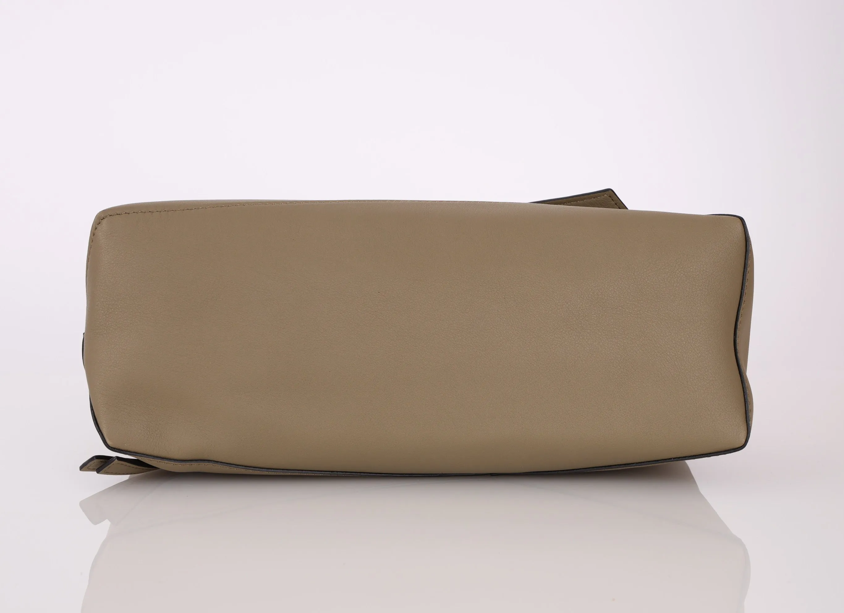 Loewe Leather Olive Puzzle Shoulder Bag