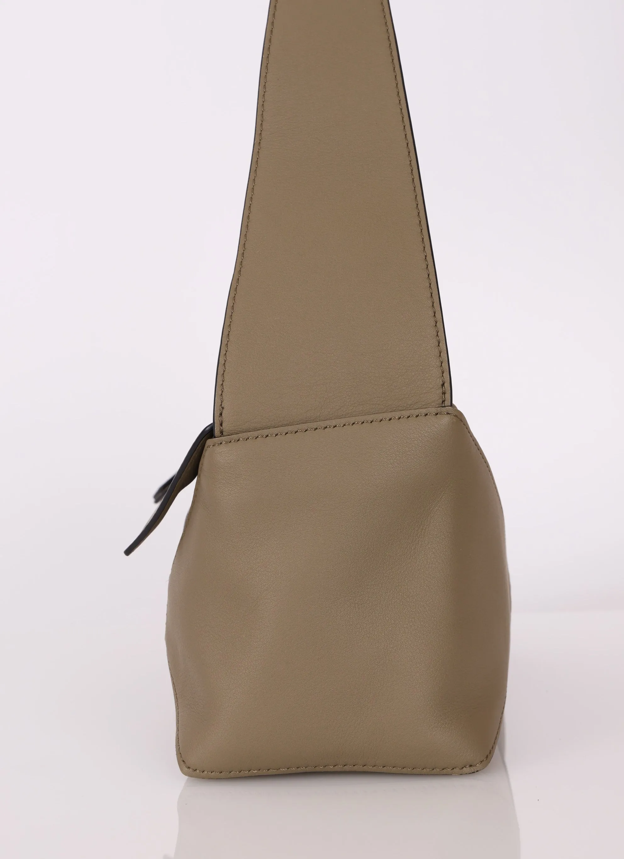 Loewe Leather Olive Puzzle Shoulder Bag