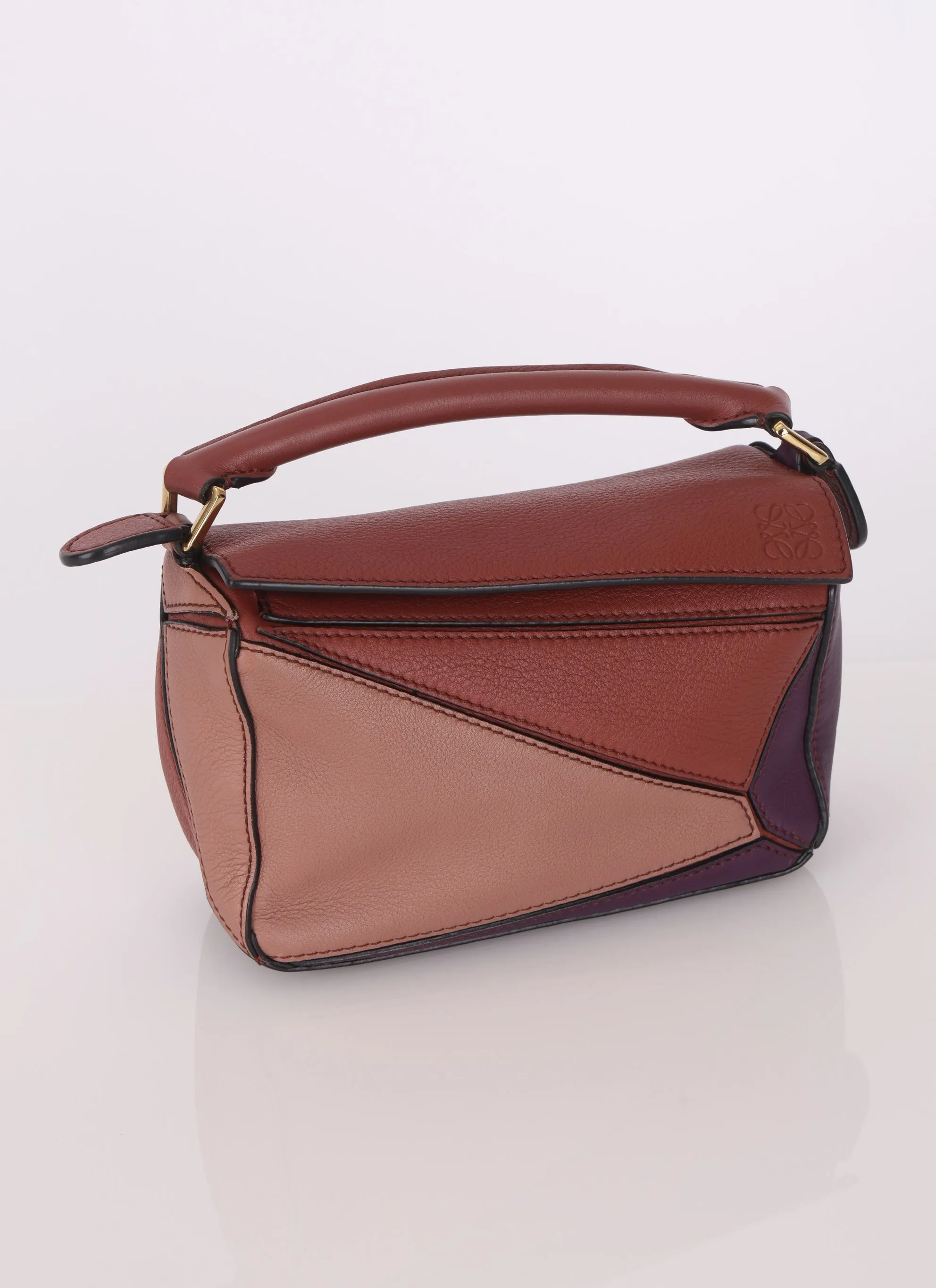 Loewe Tri-color Mini Puzzle Bag