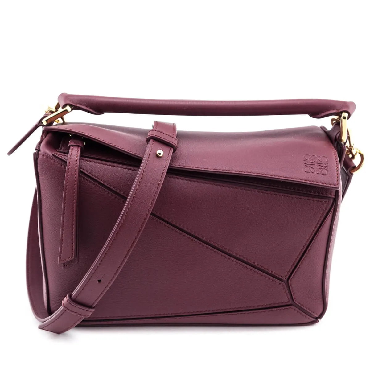 Loewe Wild Berry Small Puzzle Bag